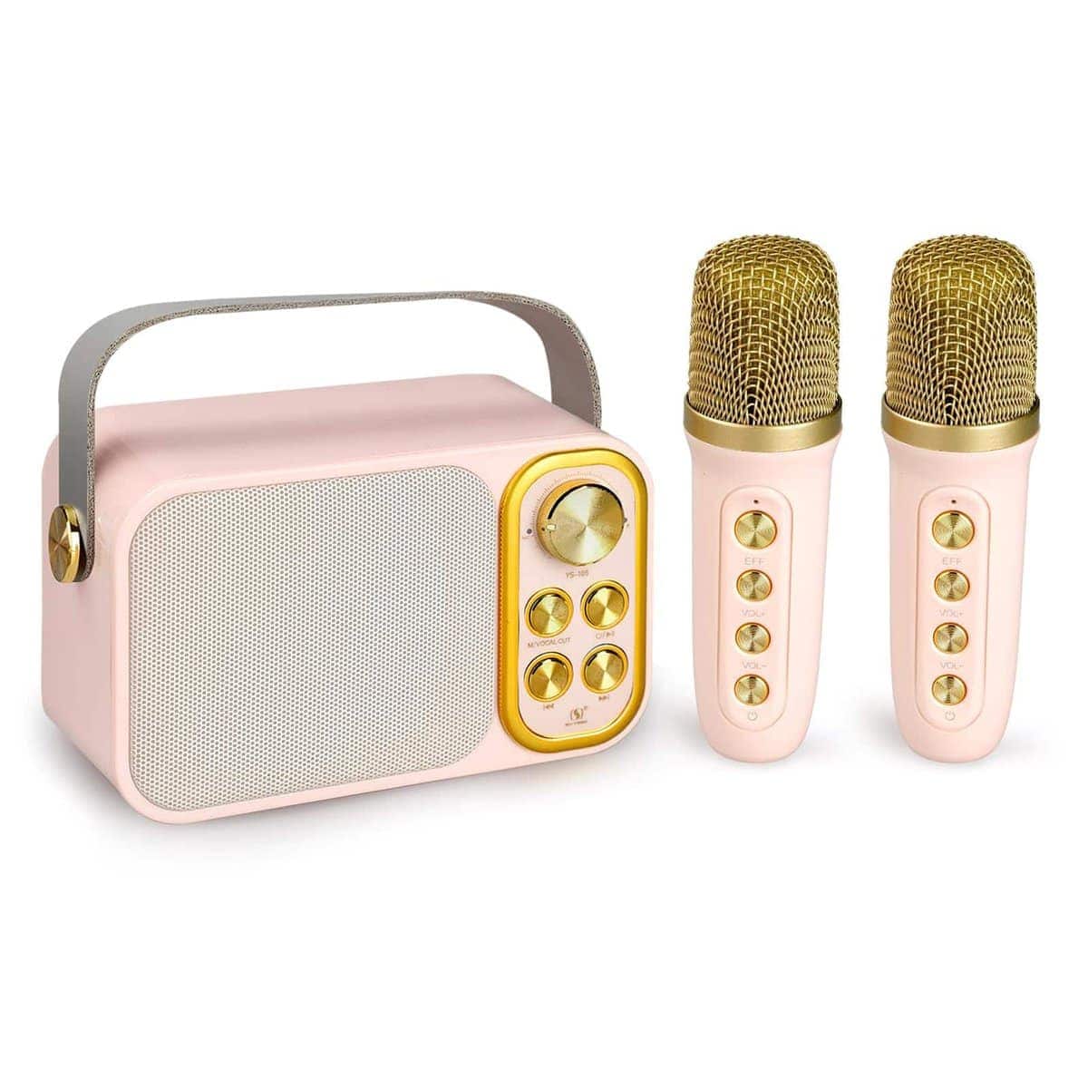 Máquina de Karaoke Flyasny Mini para Niños Adultos, Altavoz