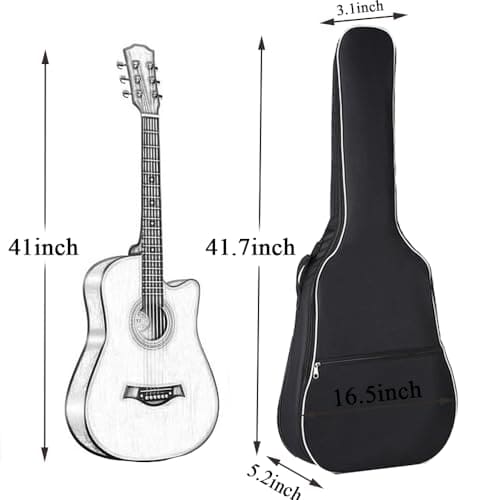 Estuche de Guitarra Portátil Gvince, Multi-color Resistente - Imagen 7