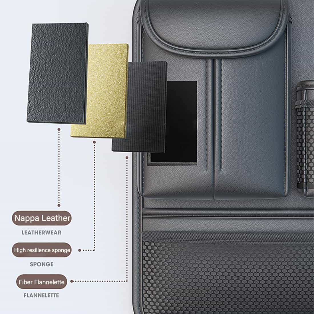 Organizador de Asiento de Coche ANLINKSHINE -Gris - Imagen 6