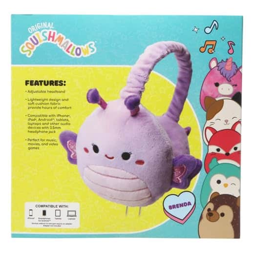 Audífonos de Peluche Squishmallows (Brenda La Mariposa) - Imagen 4