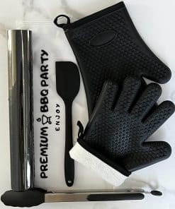 Set premium para BBQ, set para parrilla, 4 herramientas