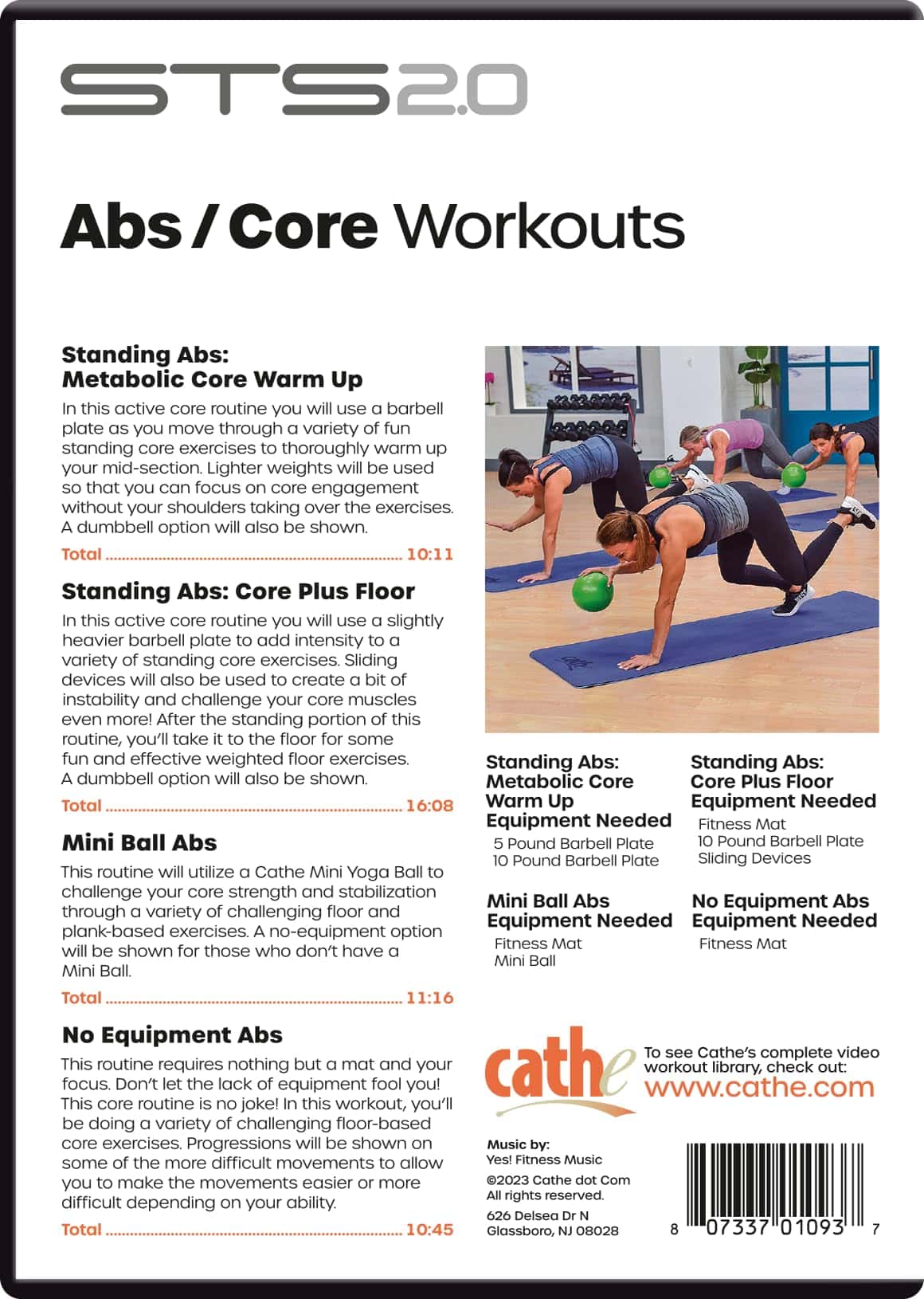 DVD de Ejercicio de Abs y Core STS 2.0 de Cathe Friedrich - Imagen 3