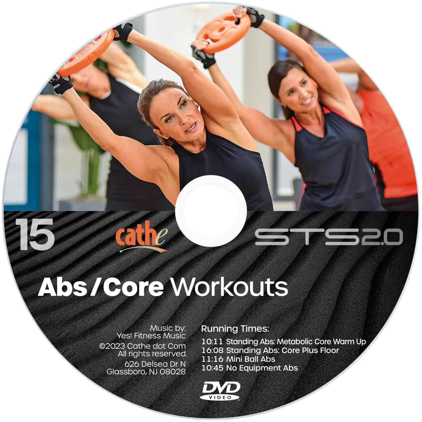 DVD de Ejercicio de Abs y Core STS 2.0 de Cathe Friedrich - Imagen 4