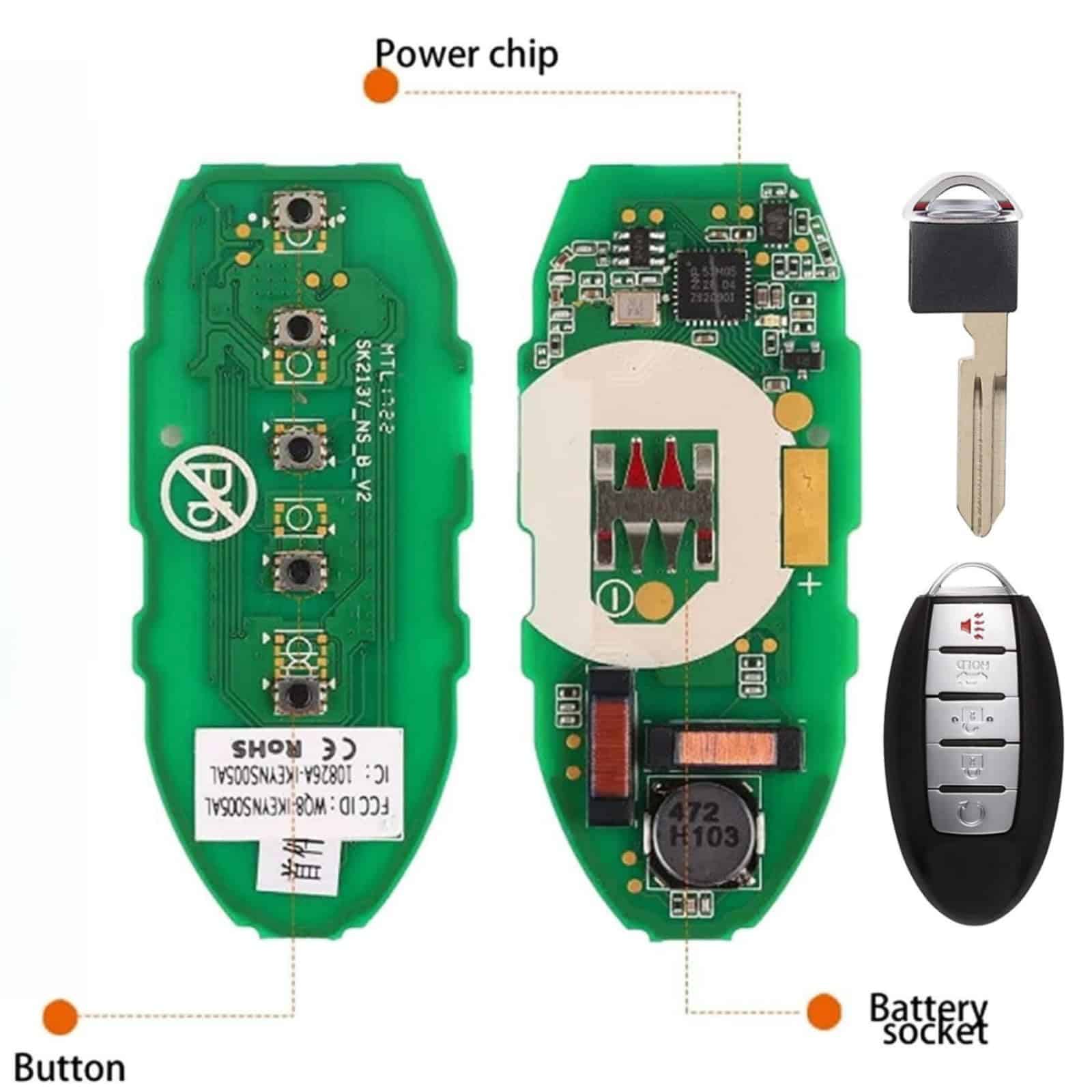 Autel MaxiIM IK�-Y Programable en Blanco 5 Botones Smart - Imagen 8