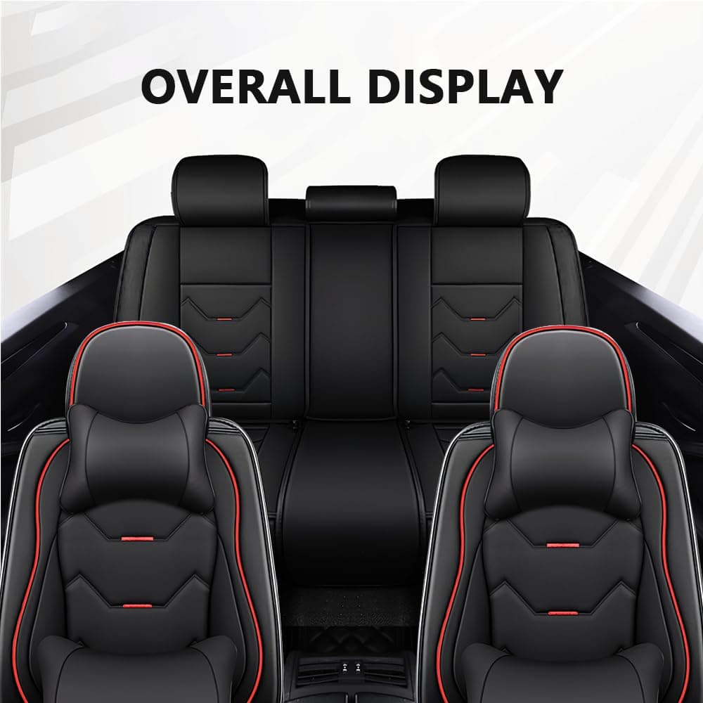 Fundas de asiento para automóvil EKSED para -Negro - Imagen 3