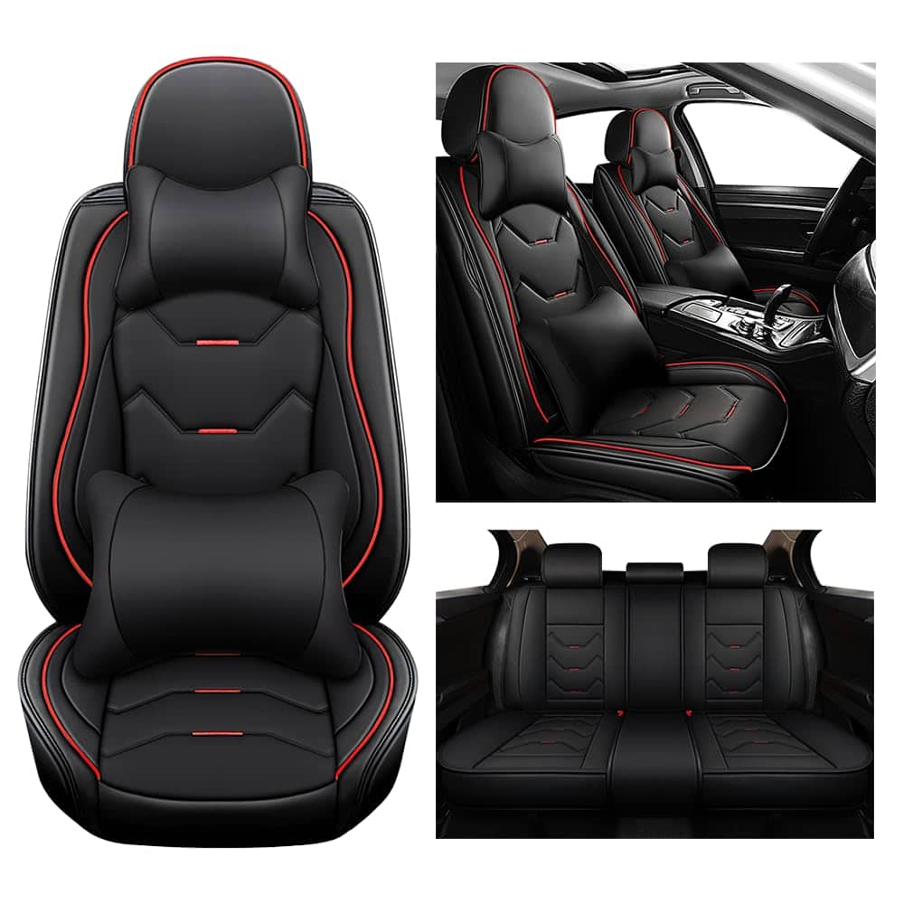 Fundas de asiento para automóvil EKSED para -Negro