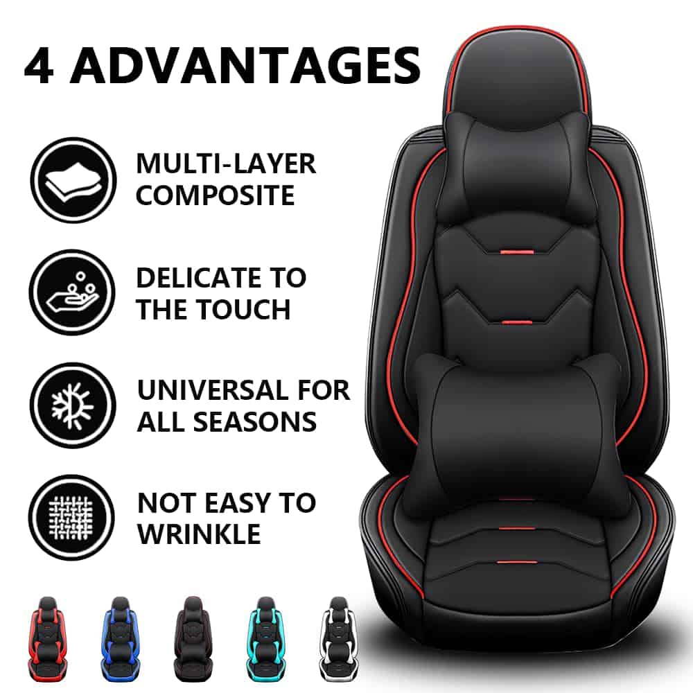 Fundas de asiento para automóvil EKSED para -Negro - Imagen 7