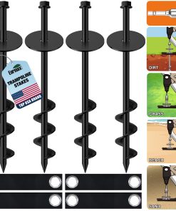 Anclajes de Tierra Eurmax USA Tornillo Anclajes para Cama