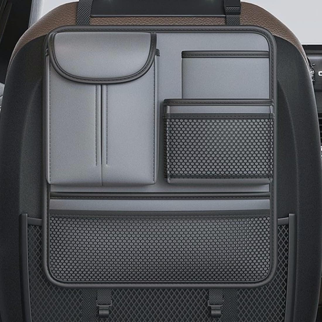 Organizador de Asiento de Coche ANLINKSHINE -Gris