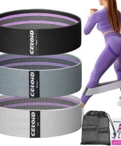 Set de Bandas de Resistencia CELOID, Bandas -Negro, Gris Osc