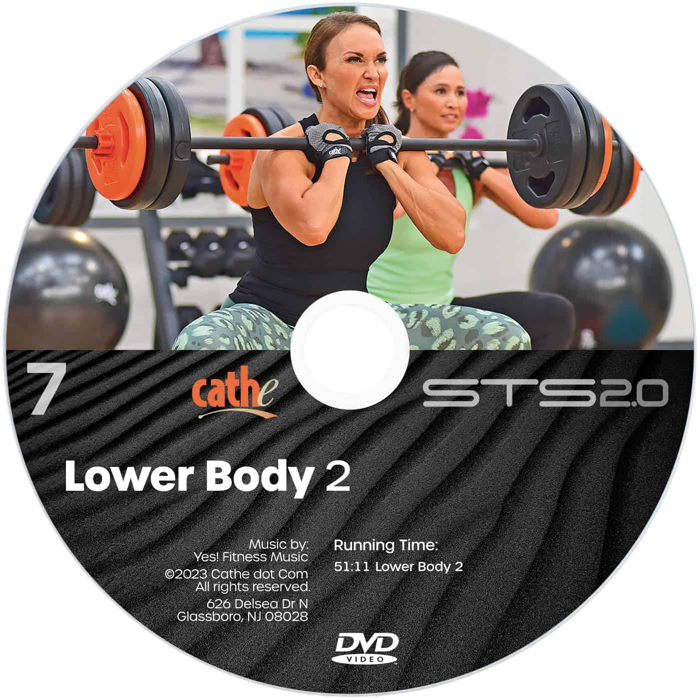 Cathe Friedrich STS 2.0 Lower Body 2 Leg and Booty Workout - Imagen 4