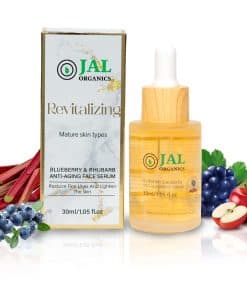 Suero facial de arándano y ruibarbo de 30 ml con ácido