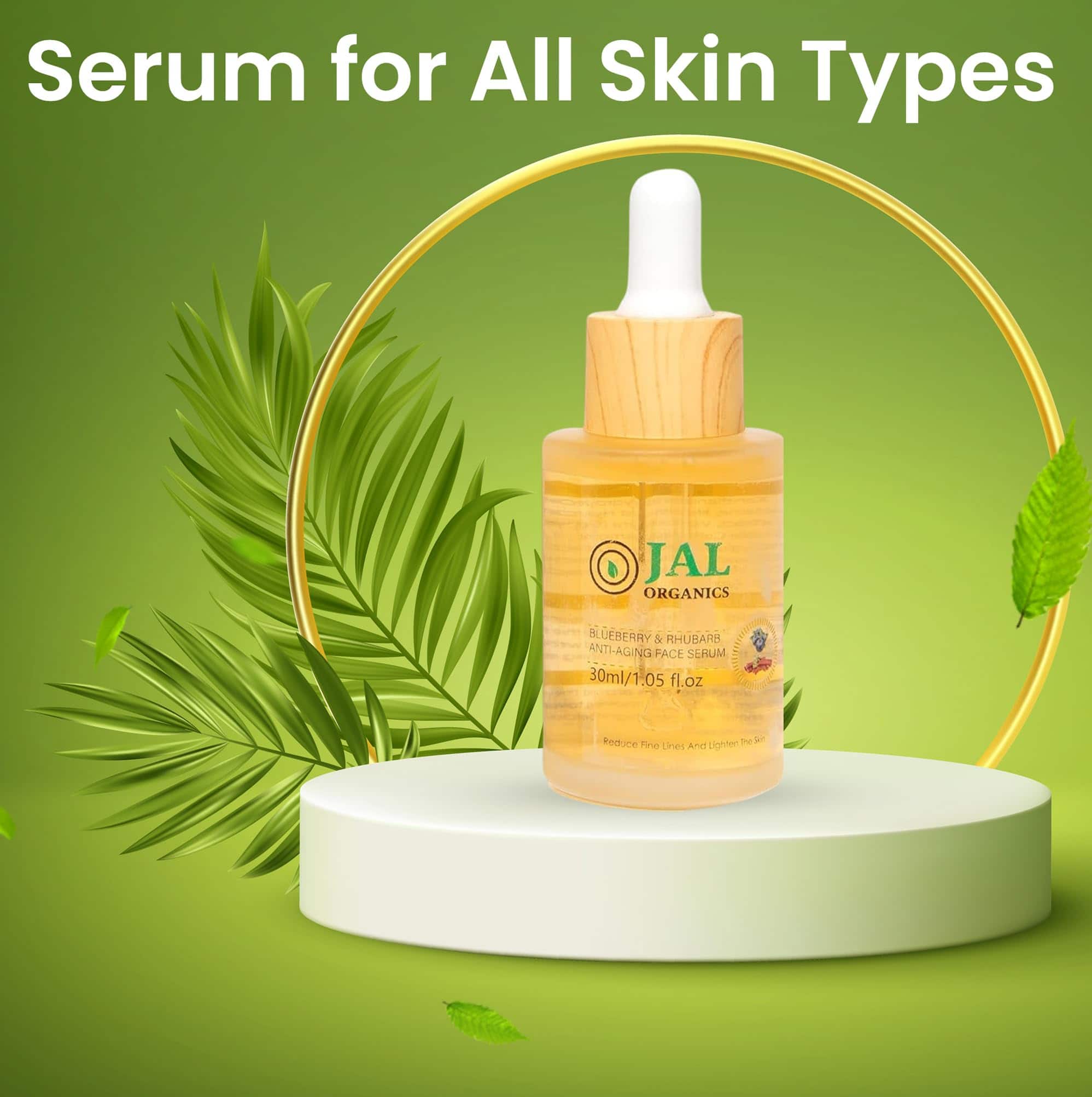 Suero facial de arándano y ruibarbo de 30 ml con ácido - Imagen 4