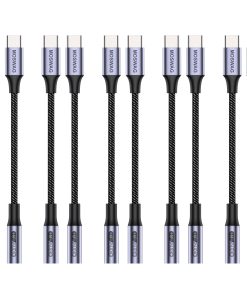 Adaptador de Jack de Audio USB Tipo C a 3.5mm MOSWAG, Cable