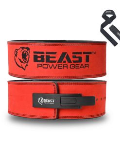 Cinturón de Levantamiento de Pesas Beast -Rojo/Negro