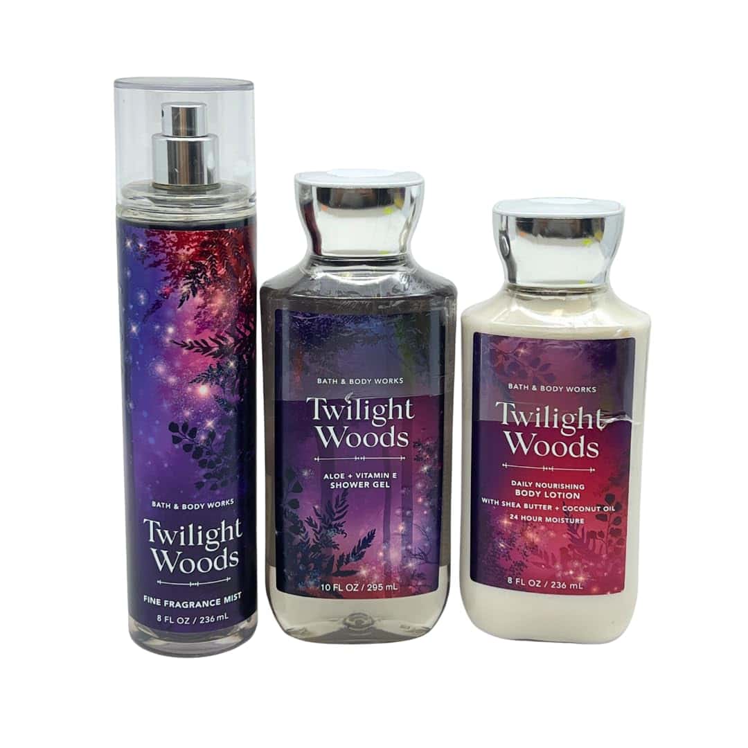 Set Bath and Body Works Twilight Woods, gel de ducha,