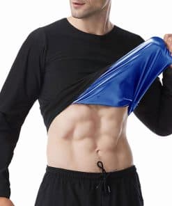 Camiseta de Sauna para Hombres de Manga Larga Chaleco de