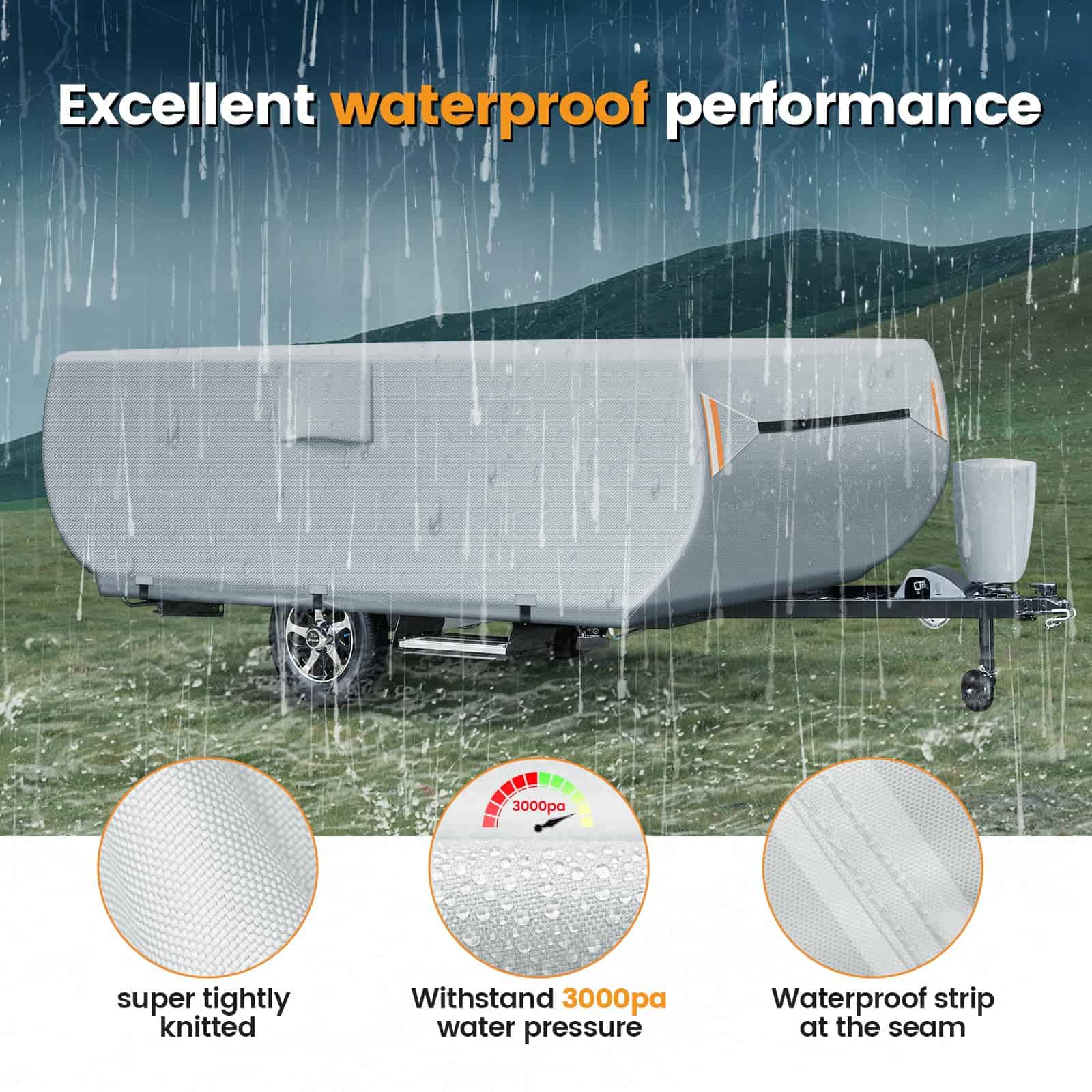 Cobertura para Remolque Plegable Emergente, Cubierta - Imagen 5