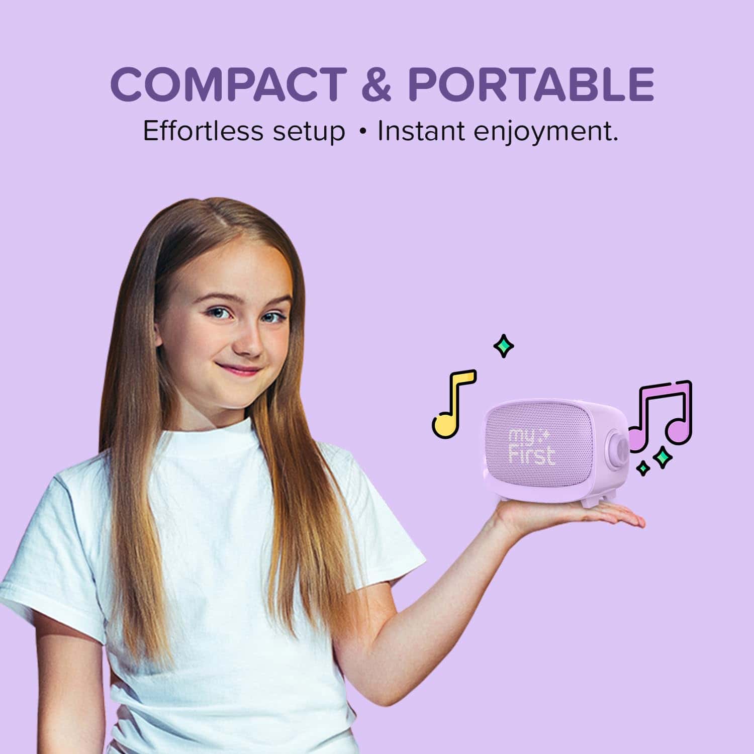 myFirst Voice 2 - Mini Karaoke para Niños -Morado - Imagen 7