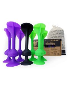 Juego de Dardos de Ventosa TOSSIT, Juego de -Morado Verde