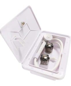 Kit de caja de ducha exterior Eagles RV, grifo manguera
