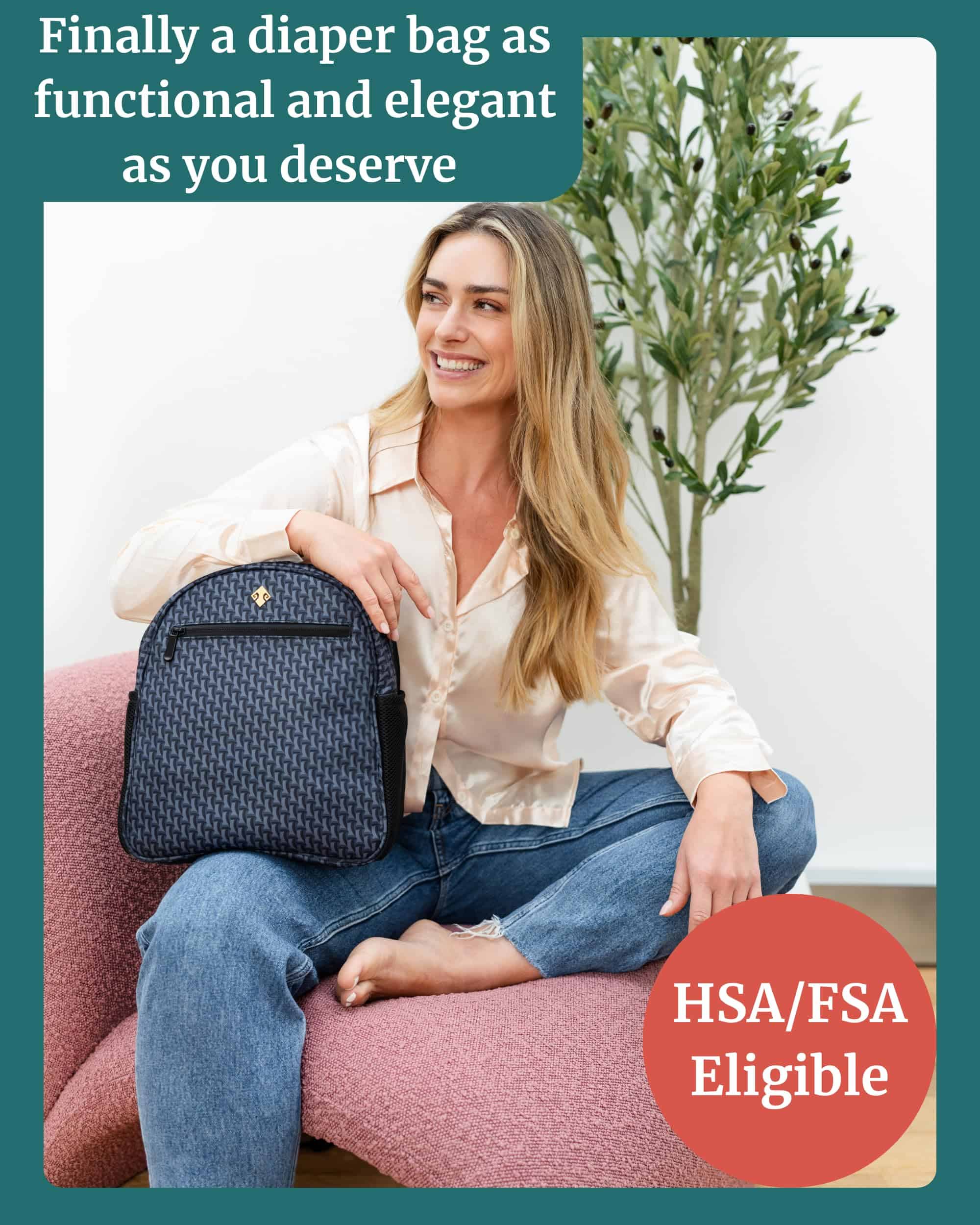 Mochila pequeña para pañales IDAHO JONES, Mochila mini para - Imagen 3