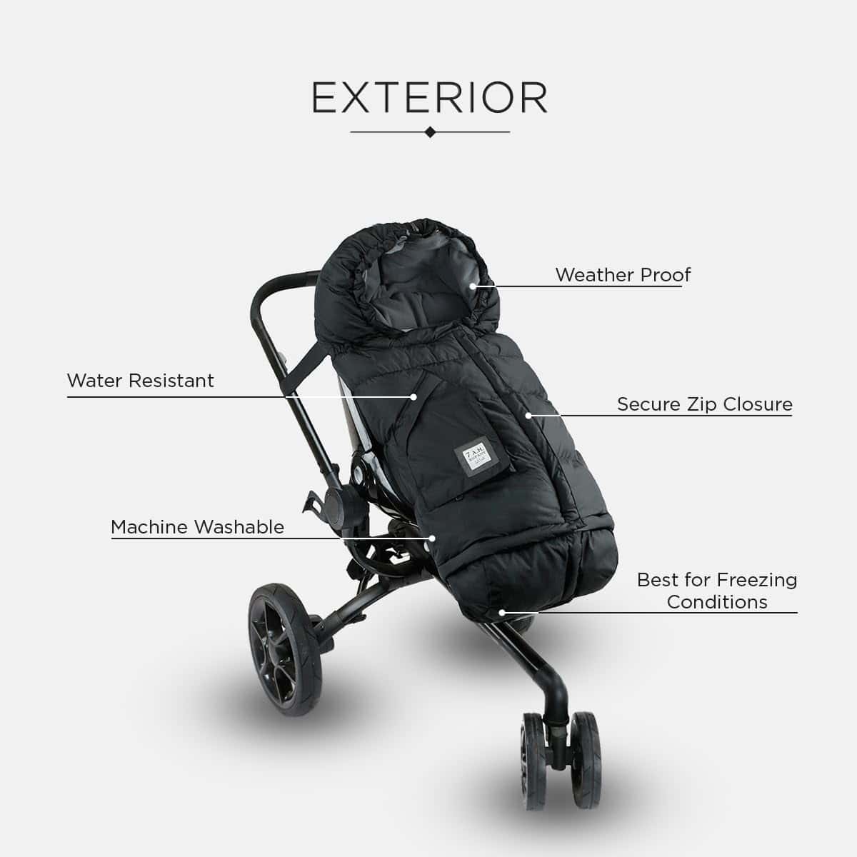 7AM Enfant Manta de Cochecito 212 - Manta con Cierre - Imagen 5