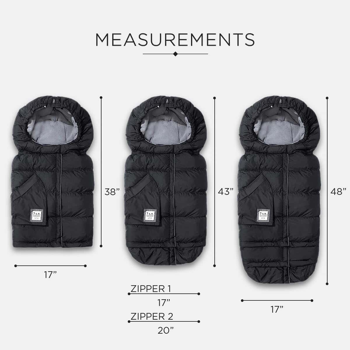 7AM Enfant Manta de Cochecito 212 - Manta con Cierre - Imagen 6