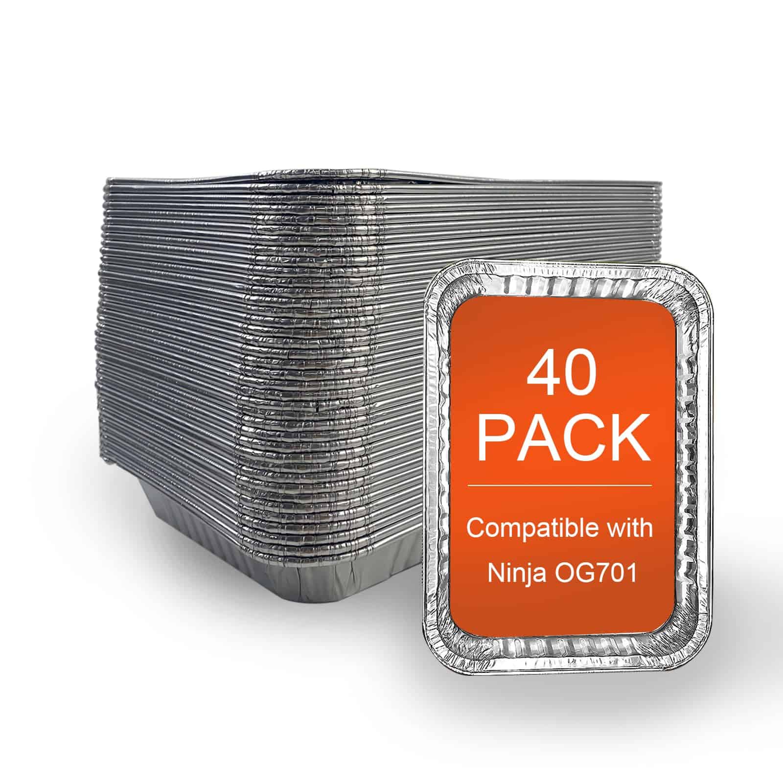 40 pack Bandeja de goteo de aluminio para la bandeja de