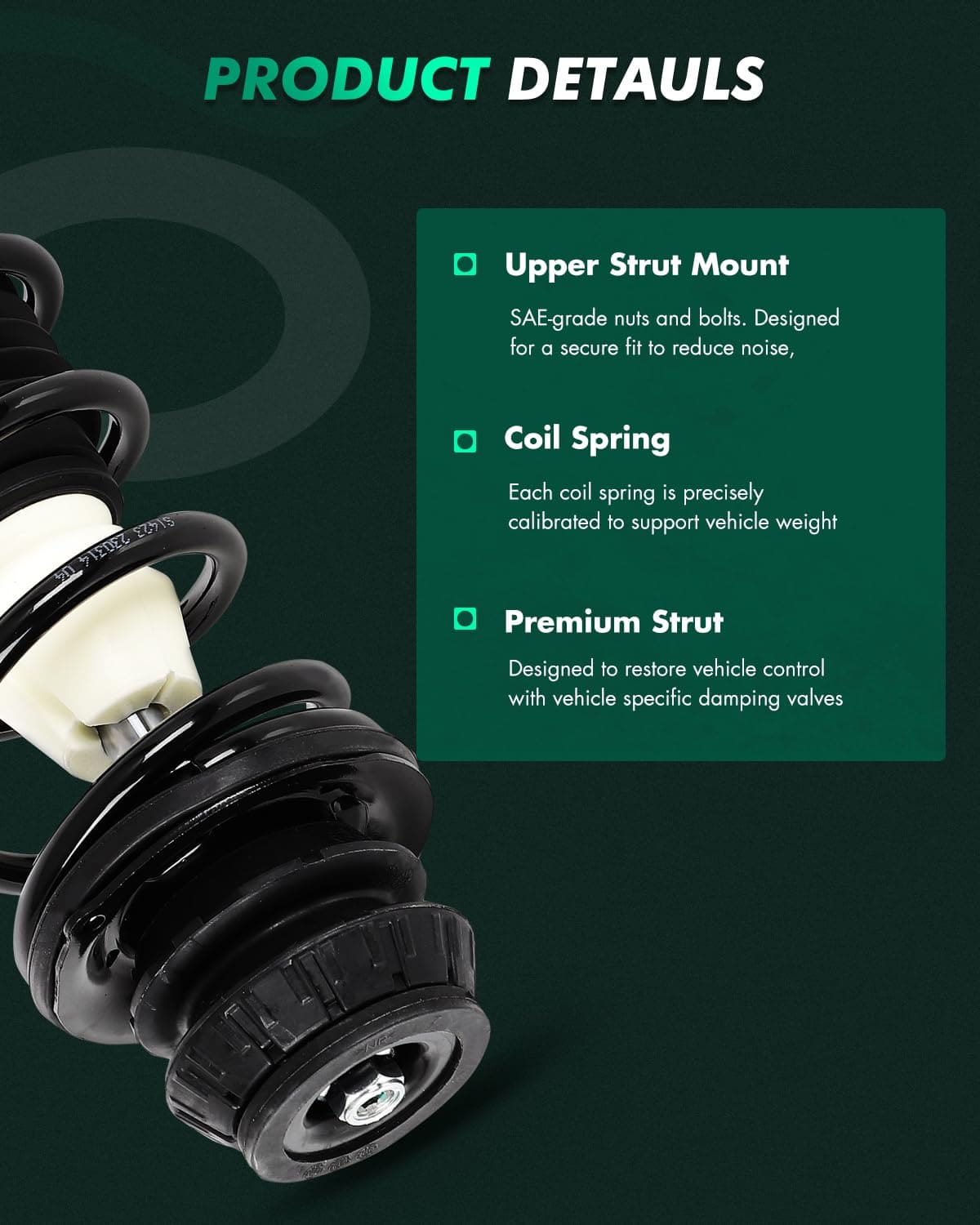 SCITOO Conjunto de Amortiguadores de Resortes Completos - Imagen 4