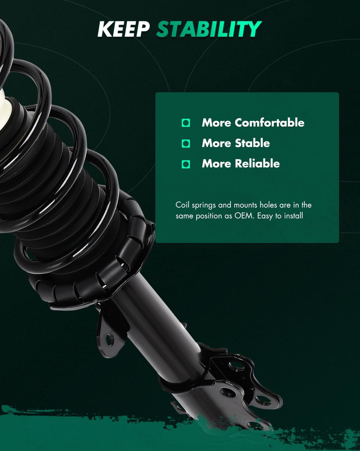 SCITOO Conjunto de Amortiguadores de Resortes Completos - Imagen 8