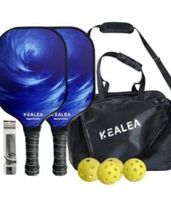 Set de 2 Palas de Pickleball KEALEA con Superficie de Fibra
