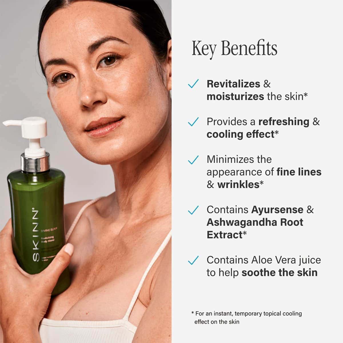 Loción Corporal Natural SKINN, Mezcla Corporal Ayurvédica - - Imagen 3