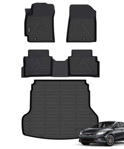 Tapetes para piso y protector de maletero ANBINGO para Kia