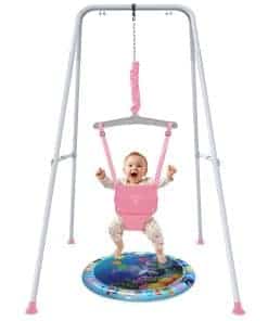 G TALECO Gear Baby Jumper with Stand, Baby -Rosa