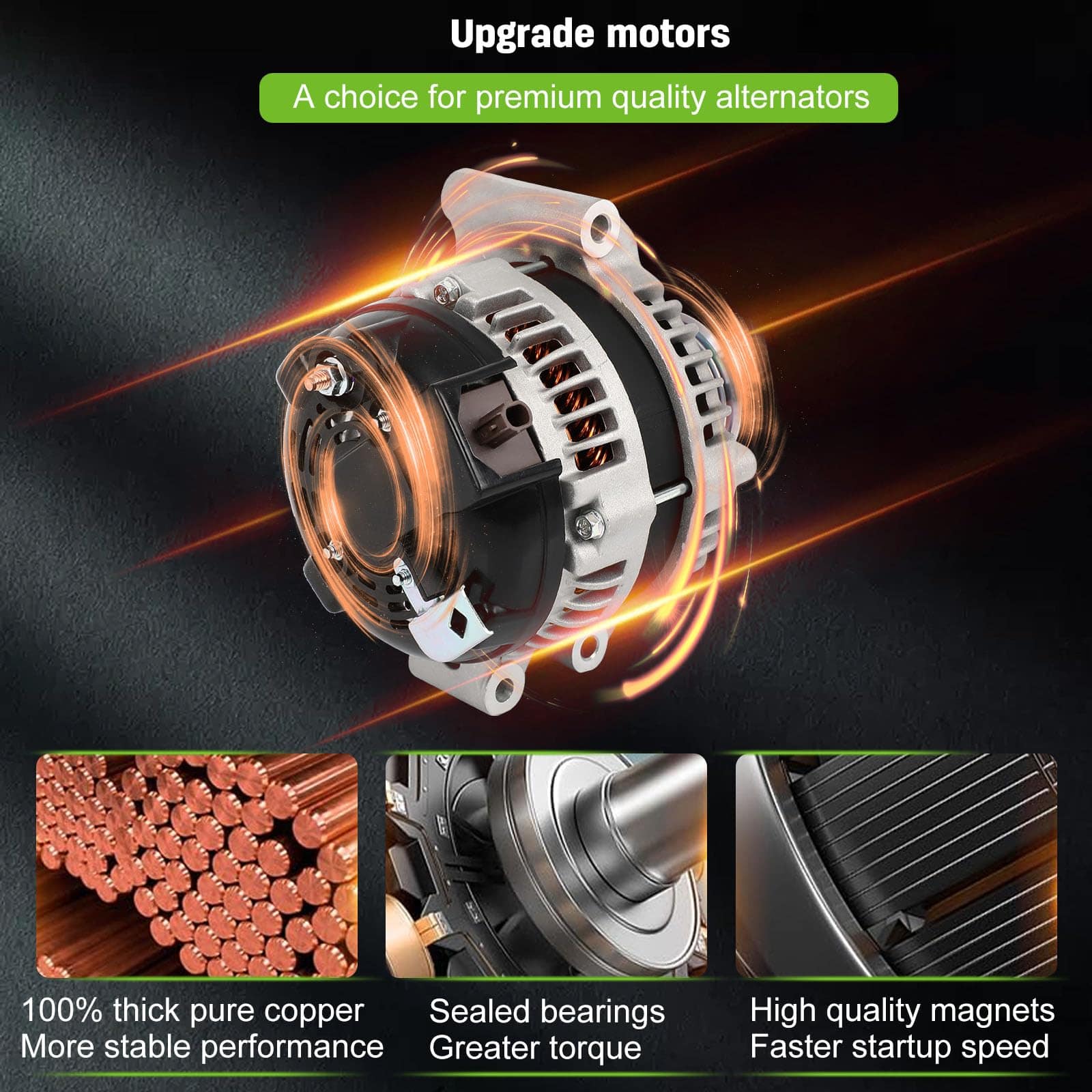 Alternador SCITOO para 11604, compatible con Acura ILX - Imagen 9