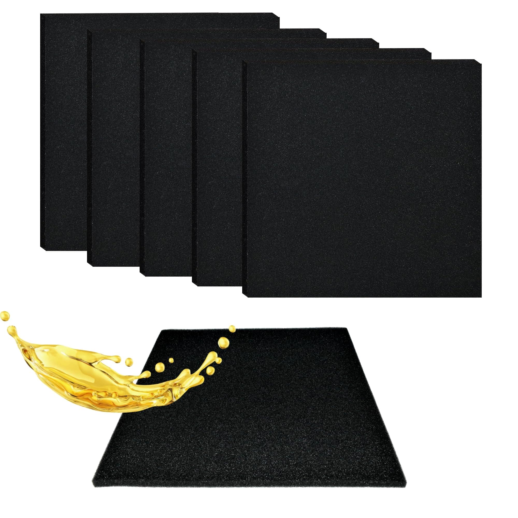 FEICHANGHAO 5 Pcs Oil Drain Splash Pad, 22'' Square No