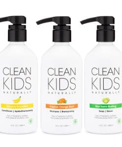 Sets de Baño Clean Kids Naturally (Shampoo, Acondicionador