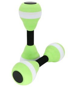 Par de mancuernas de espuma para ejercicio acuático de