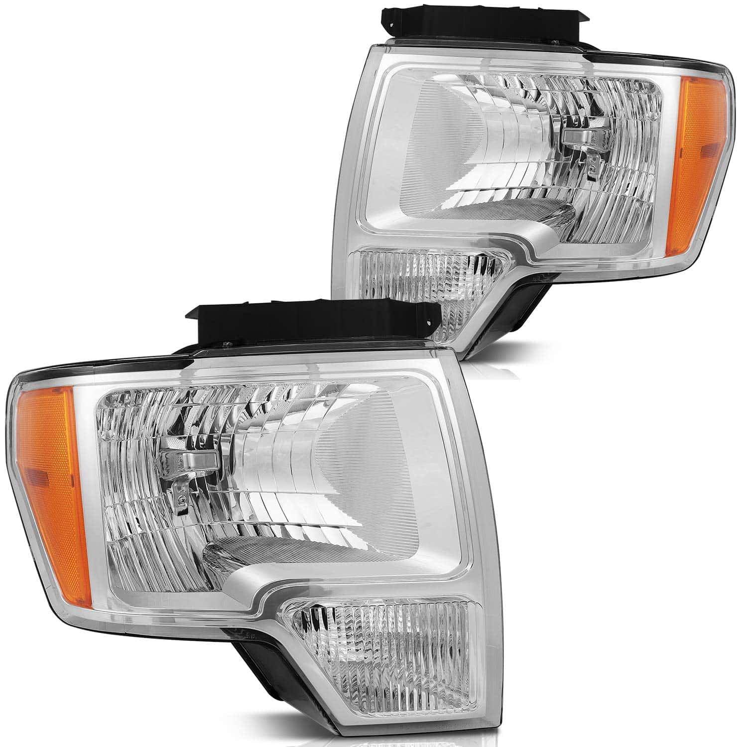 Par de Conjuntos de Faros Delanteros para Ford F-150