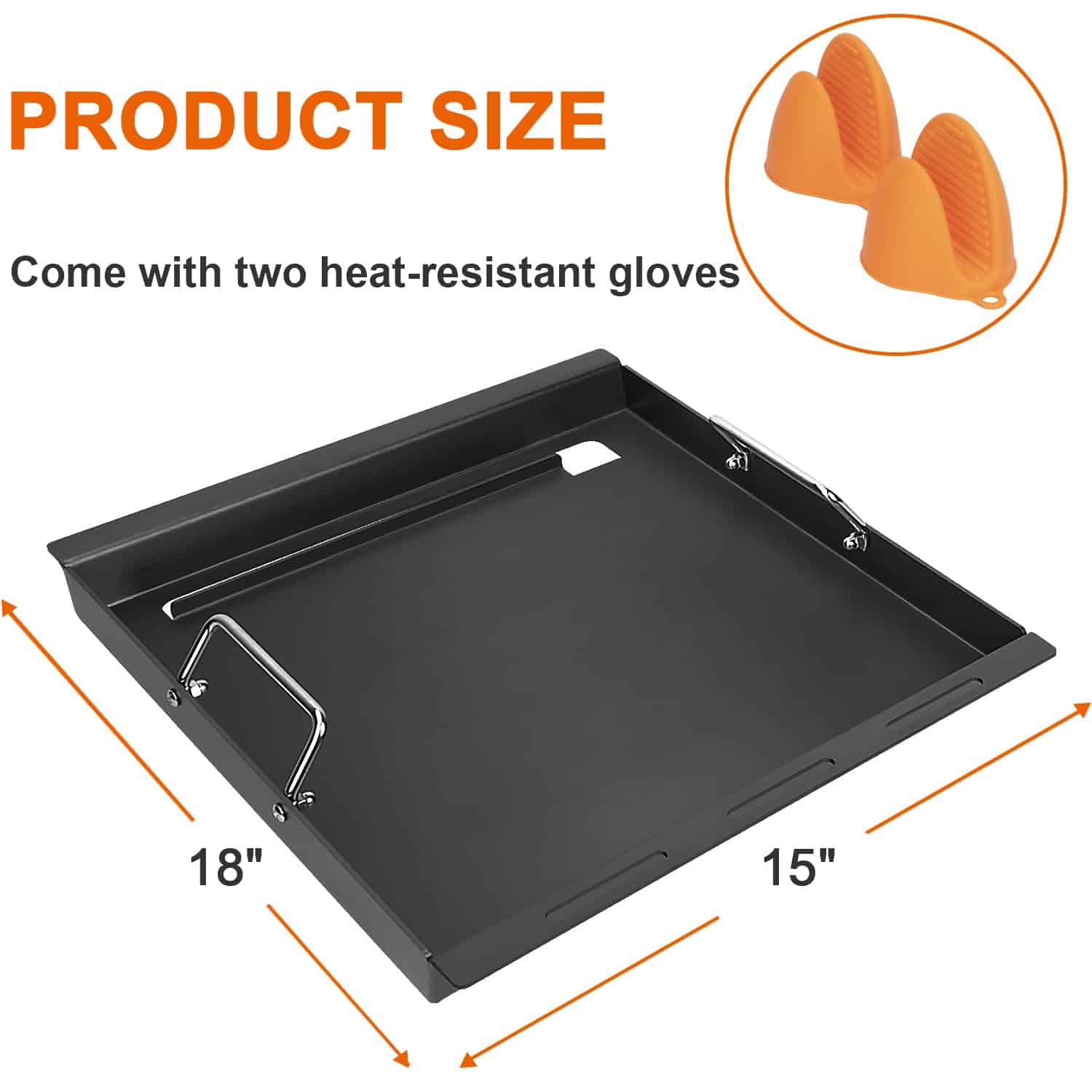 Inserto de Plancha de 18" para Parrilla Charbroil - Imagen 3