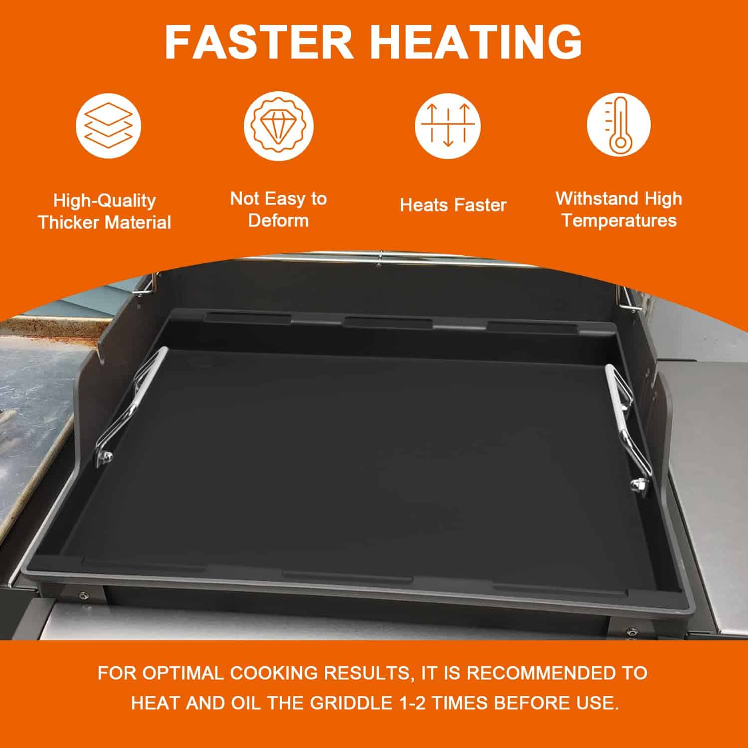 17" Full-Size Griddle Insert for Charbroil Performance 2 - Imagen 7