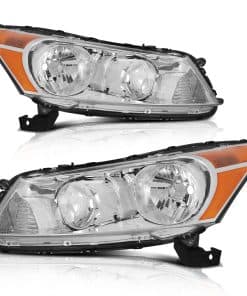 Par de Conjuntos de Faros Delanteros Compatible para Honda