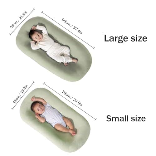 Saanerueen Baby Lounger para recién nacidos de 0 a 24 - Imagen 8