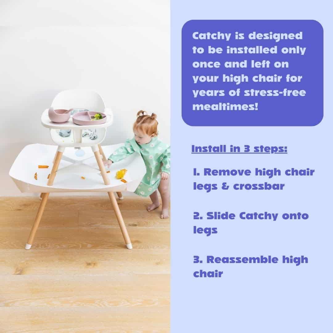 CATCHY - Food Catcher - Compatible with Lalo The Chair High - Imagen 6