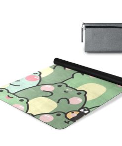 Tapete de Yoga Bufo Gordito Lindo, 71 x 26 Pulgadas Tapete