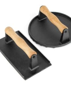 Prensa para Hamburguesas LotFancy, Redonda de 7" y