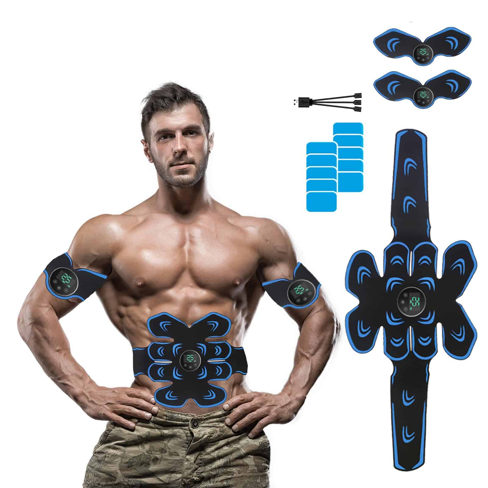 Estimulador de ABS, Cinturón Tonificador Abdominal, Equipo