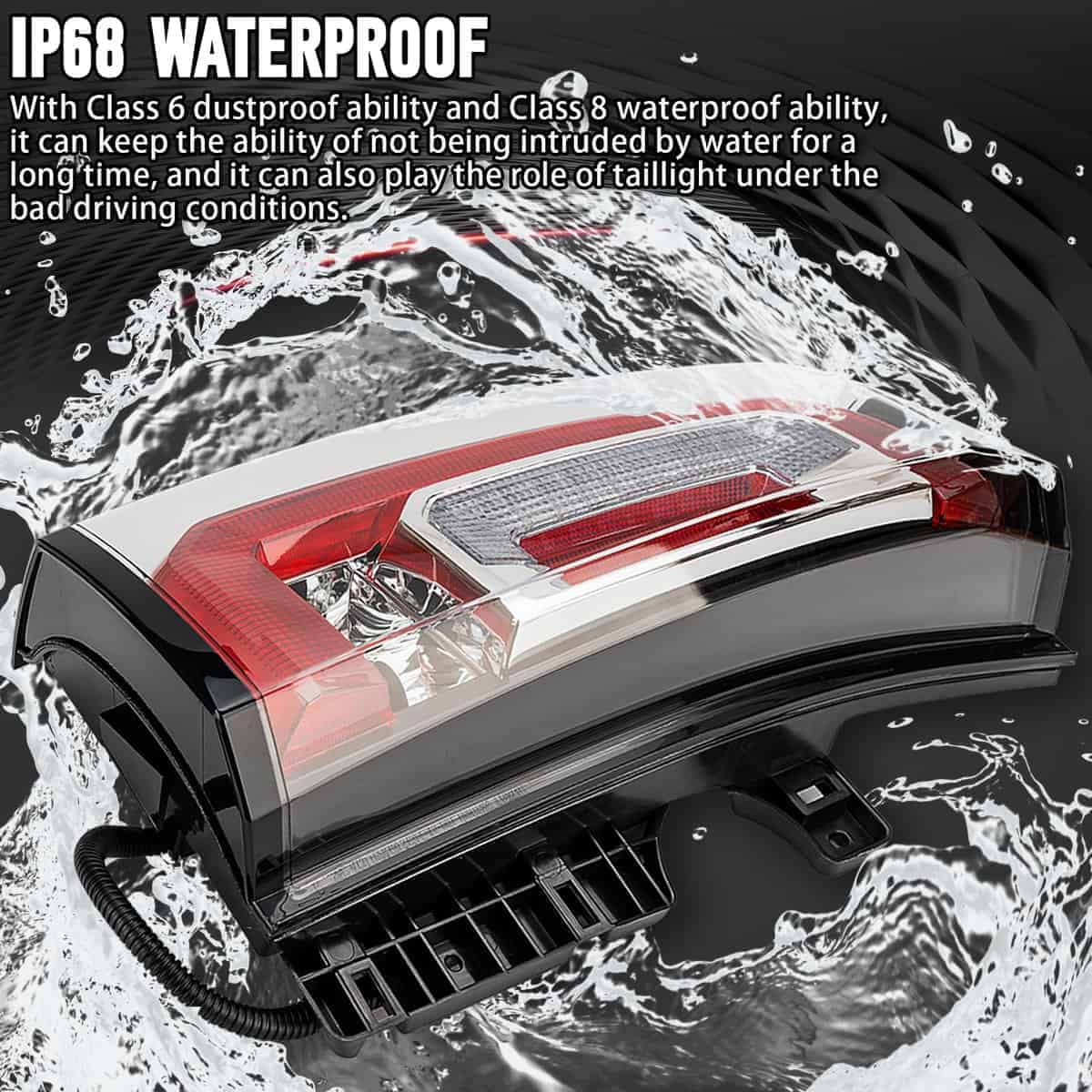 FOMIUZY Ensamblaje de Luces Traseras Apto para GMC Yukon XL - Imagen 3