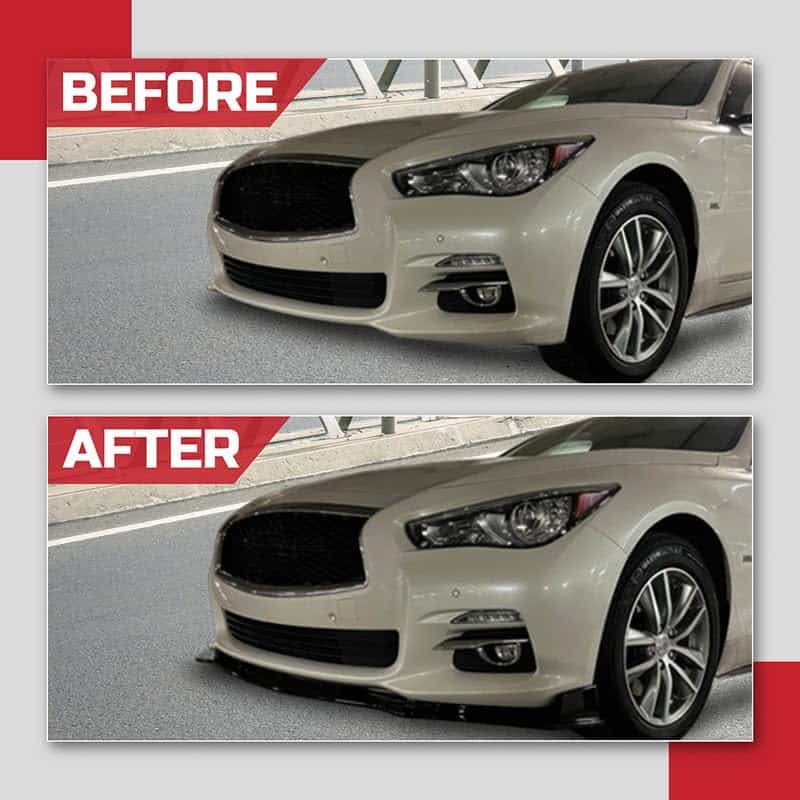 285 Motorsport Front Lip Splitter Compatible con Infiniti - Imagen 4